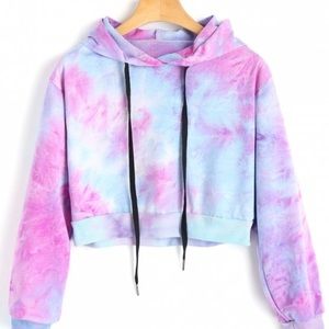 Cropped tie-dye Sweatshirt